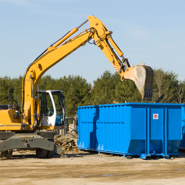 are there any restrictions on where a residential dumpster can be placed in Crawley West Virginia